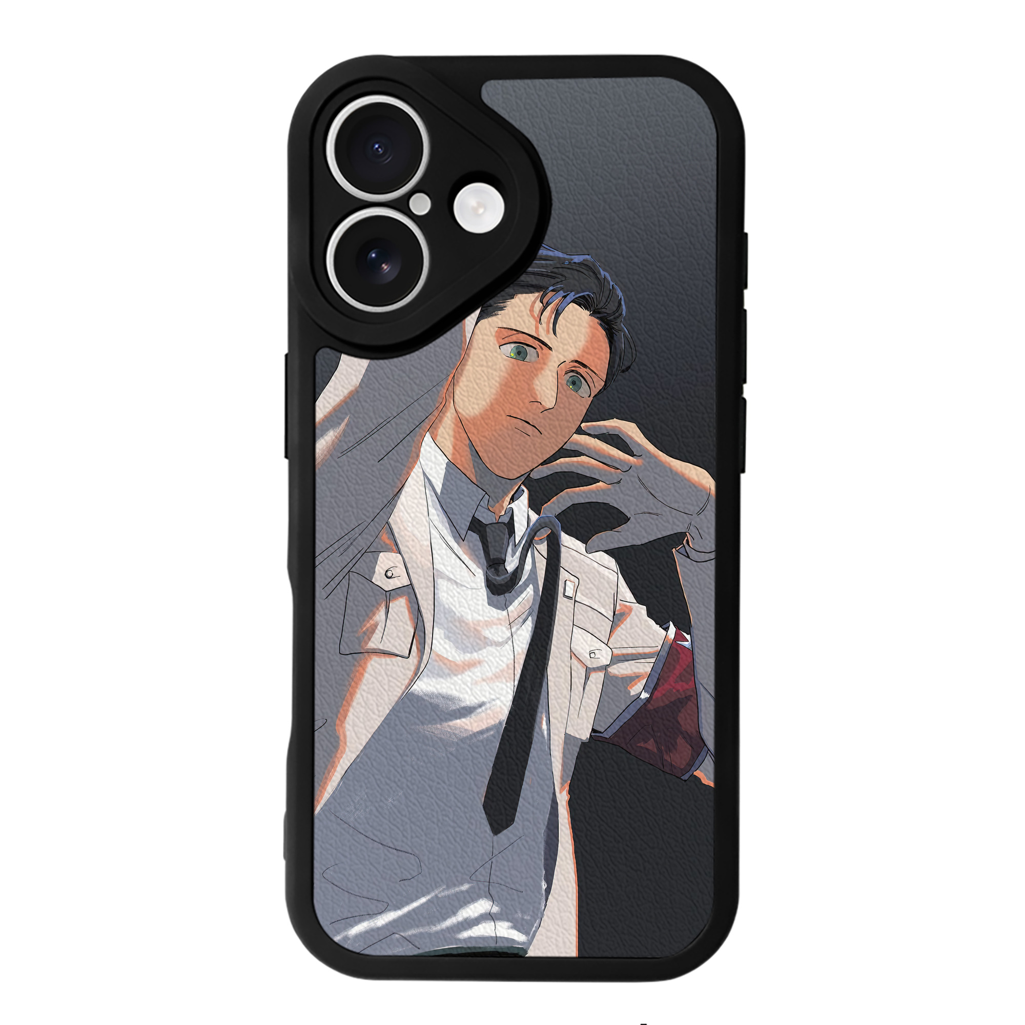 （画像用） 進撃の巨人 Attack on Titan 【iPhone 16シリーズ対応】シリコンスマホケース（レザー調） 材質：シリコン